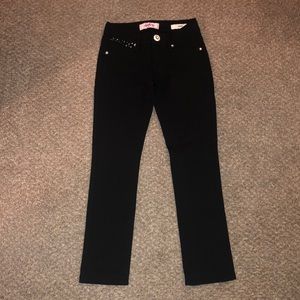 Girls Daytrip black skinny pants. 12